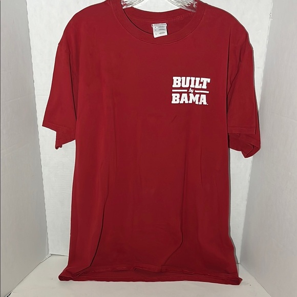 University of Alabama built by bama red crew neck t shirt large - Picture 1 of 10